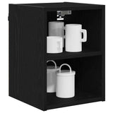 Hanging Cabinet Black Oak 30 x 29,5 x 40 cm Engineered Wood