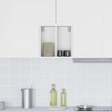 Hanging Cabinet Riga White 40 x 29,5 x 40 cm Engineered Wood - Top-Down View