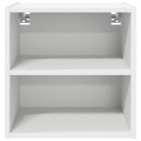 Hanging Cabinet Riga White 40 x 29,5 x 40 cm Engineered Wood - 45-Degree Angle