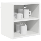 Hanging Cabinet Riga White 40 x 29,5 x 40 cm Engineered Wood - Side View