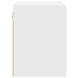 Hanging Cabinet Riga White 40 x 29,5 x 40 cm Engineered Wood - Rear View