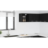 Hanging Cabinet Black Oak 40 x 29,5 x 40 cm Engineered Wood - Low Angle
