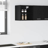 Hanging Cabinet with Shelf Riga Black Oak 40 x 29,5 x 40 cm