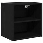 Hanging Cabinet Black Oak 40 x 29,5 x 40 cm Engineered Wood
