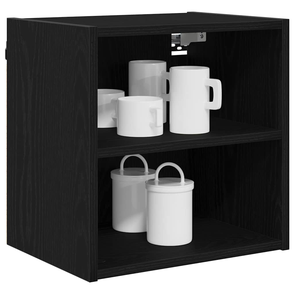 Hanging Cabinet Black Oak 40 x 29,5 x 40 cm Engineered Wood