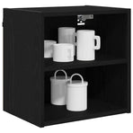 Hanging Cabinet Black Oak 40 x 29,5 x 40 cm Engineered Wood