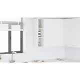 Hanging Cabinet White 20 x 29,5 x 80 cm Engineered Wood - Low Angle