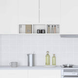 Hanging Cabinet Riga White 20 x 29,5 x 80 cm Engineered Wood - Top-Down View