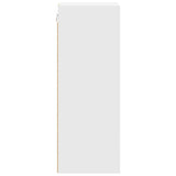 Hanging Cabinet Riga White 20 x 29,5 x 80 cm Engineered Wood - Rear View