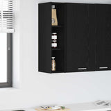 Hanging Cabinet with Shelf Riga Black Oak 20 x 29,5 x 80 cm