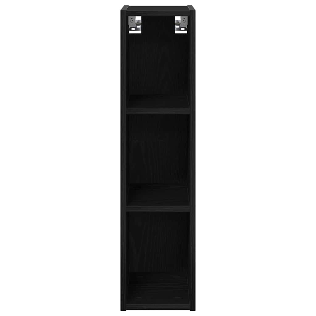 Hanging Cabinet with Shelf Riga Black Oak 20 x 29,5 x 80 cm