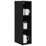 Hanging Cabinet Black Oak 20 x 29,5 x 80 cm Engineered Wood