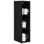 Hanging Cabinet Black Oak 20 x 29,5 x 80 cm Engineered Wood