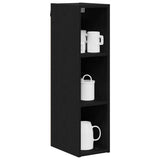Hanging Cabinet with Shelf Riga Black Oak 20 x 29,5 x 80 cm - Side View