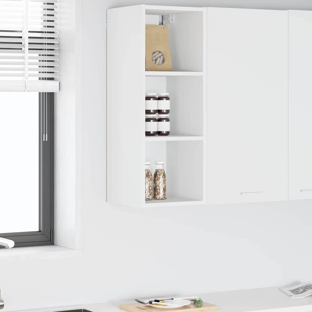 Hanging Cabinet Riga White 30 x 29,5 x 80 cm Engineered Wood
