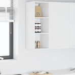Hanging Cabinet White 30 x 29,5 x 80 cm Engineered Wood