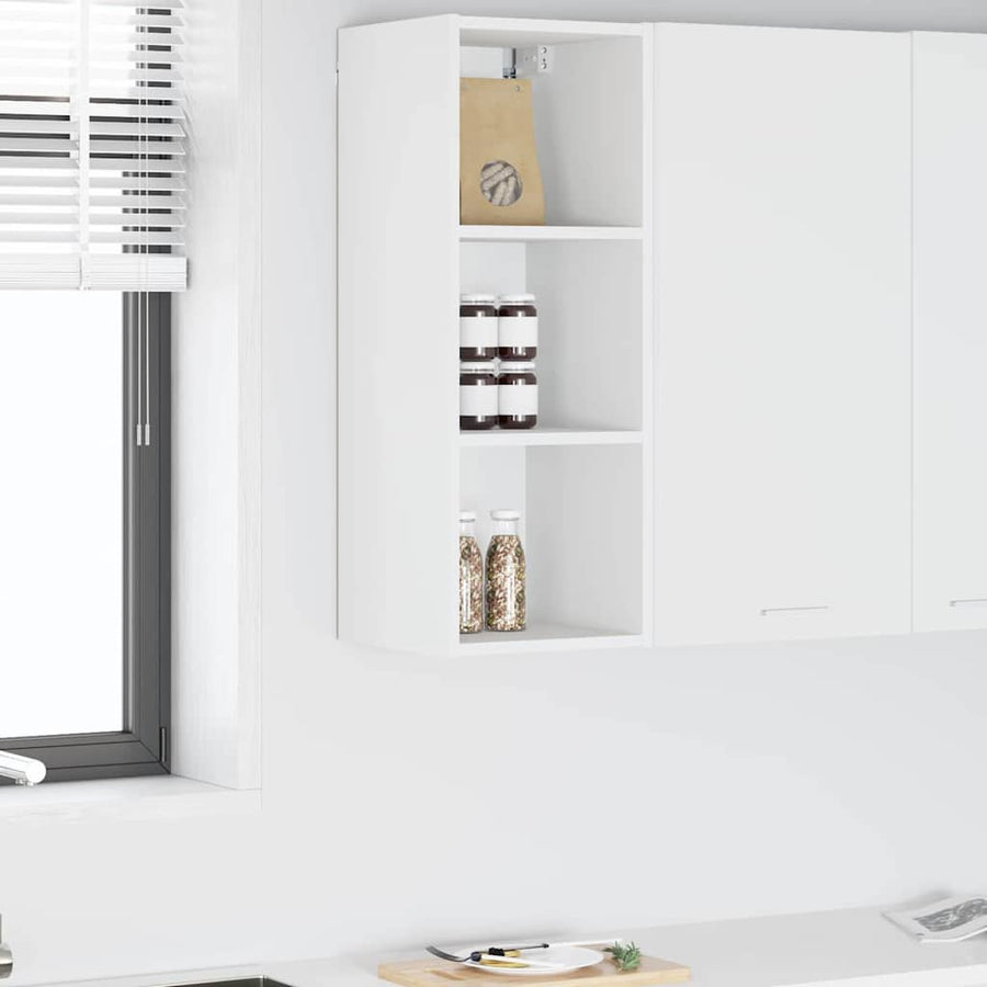 Hanging Cabinet White 30 x 29,5 x 80 cm Engineered Wood