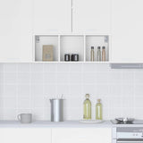 Hanging Cabinet Riga White 30 x 29,5 x 80 cm Engineered Wood - Top-Down View