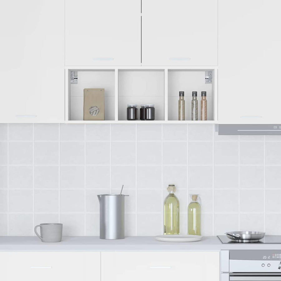 Hanging Cabinet White 30 x 29,5 x 80 cm Engineered Wood