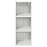 Hanging Cabinet Riga White 30 x 29,5 x 80 cm Engineered Wood - 45-Degree Angle