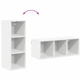 Hanging Cabinet Riga White 30 x 29,5 x 80 cm Engineered Wood - Extra Image
