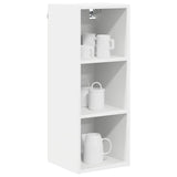 Hanging Cabinet Riga White 30 x 29,5 x 80 cm Engineered Wood - Side View