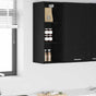 Hanging Cabinet Black Oak 30 x 29,5 x 80 cm Engineered Wood