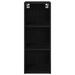Hanging Cabinet Black Oak 30 x 29,5 x 80 cm Engineered Wood