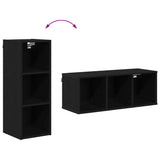 Hanging Cabinet with Shelf Riga Black Oak 30 x 29,5 x 80 cm - Extra Image