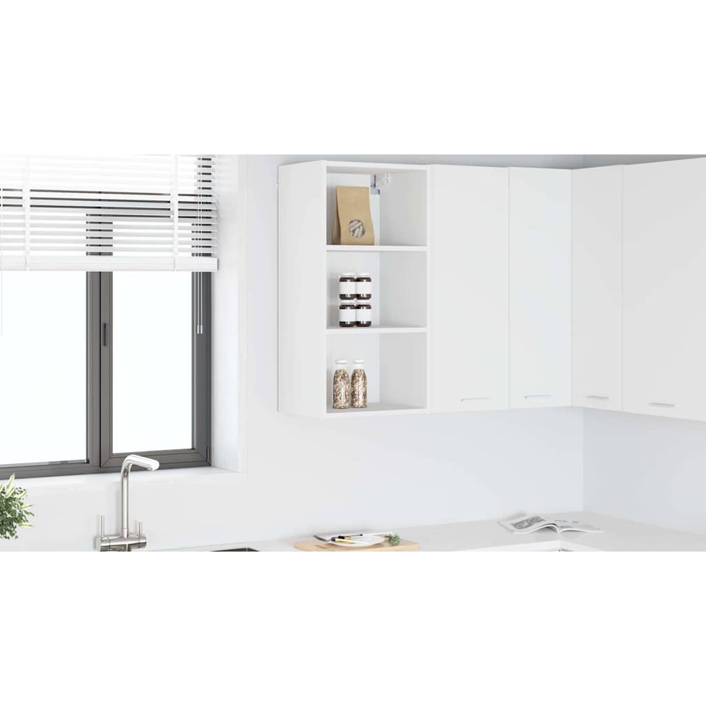 Hanging Cabinet White 40 x 29,5 x 80 cm Engineered Wood