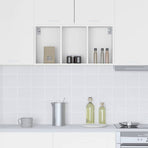 Hanging Cabinet White 40 x 29,5 x 80 cm Engineered Wood