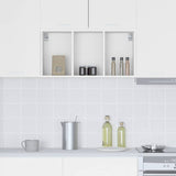 Hanging Cabinet Riga White 40 x 29,5 x 80 cm Engineered Wood - Top-Down View