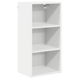 Hanging Cabinet Riga White 40 x 29,5 x 80 cm Engineered Wood - Front View