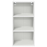 Hanging Cabinet Riga White 40 x 29,5 x 80 cm Engineered Wood - 45-Degree Angle