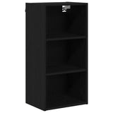 Hanging Cabinet Black Oak 40 x 29,5 x 80 cm Engineered Wood