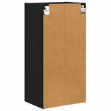 Hanging Cabinet Black Oak 40 x 29,5 x 80 cm Engineered Wood