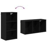 Hanging Cabinet with Shelf Riga Black Oak 40 x 29,5 x 80 cm - Extra Image