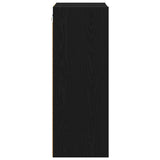 Hanging Cabinet Black Oak 40 x 29,5 x 80 cm Engineered Wood