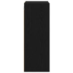 Hanging Cabinet Black Oak 40 x 29,5 x 80 cm Engineered Wood
