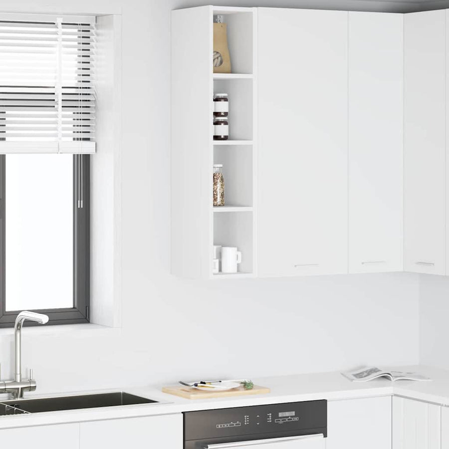 Hanging Cabinet White 20 x 29,5 x 100 cm Engineered Wood