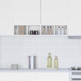 Hanging Cabinet Riga White 20 x 29,5 x 100 cm Engineered Wood - Top-Down View