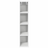 Hanging Cabinet Riga White 20 x 29,5 x 100 cm Engineered Wood - 45-Degree Angle