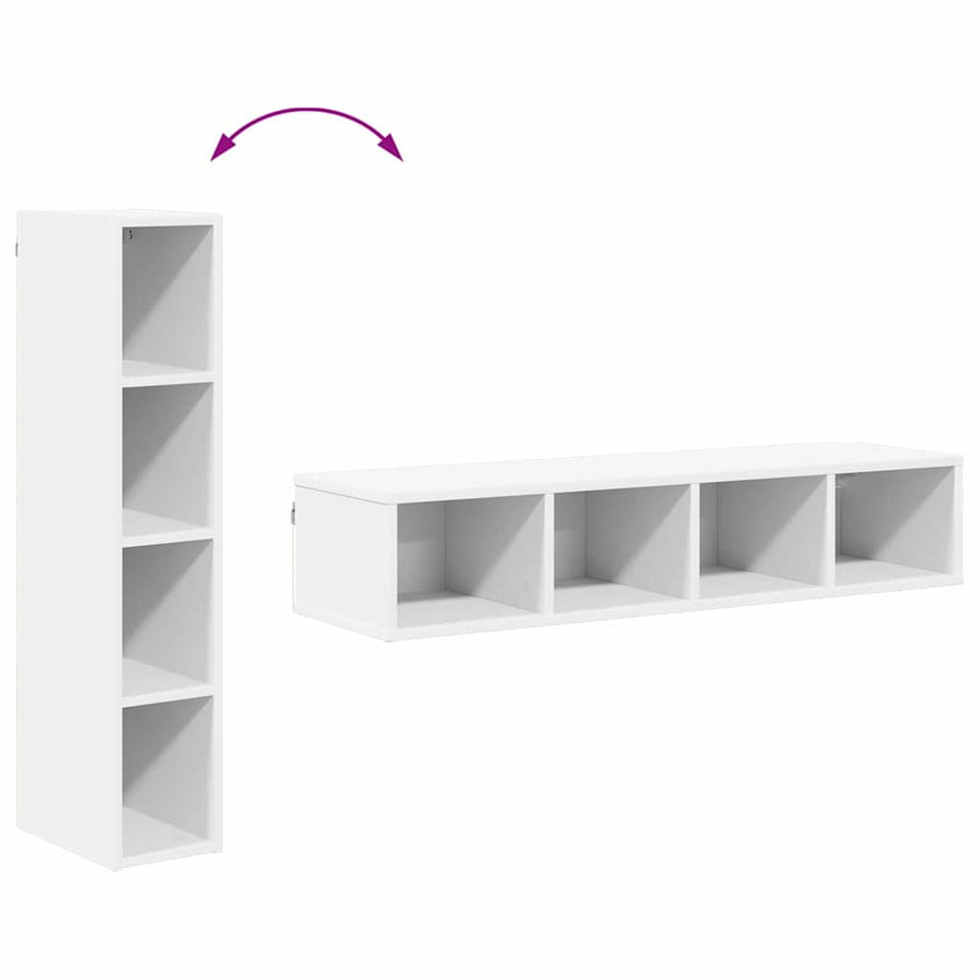Hanging Cabinet White 20 x 29,5 x 100 cm Engineered Wood