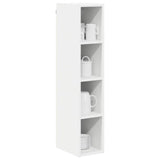 Hanging Cabinet Riga White 20 x 29,5 x 100 cm Engineered Wood - Side View