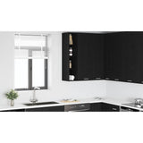 Hanging Cabinet Black Oak 20 x 29,5 x 100 cm Engineered Wood