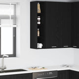 Hanging Cabinet with Shelf Riga Black Oak 20 x 29,5 x 100 cm