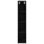Hanging Cabinet Black Oak 20 x 29,5 x 100 cm Engineered Wood