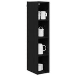 Hanging Cabinet Black Oak 20 x 29,5 x 100 cm Engineered Wood