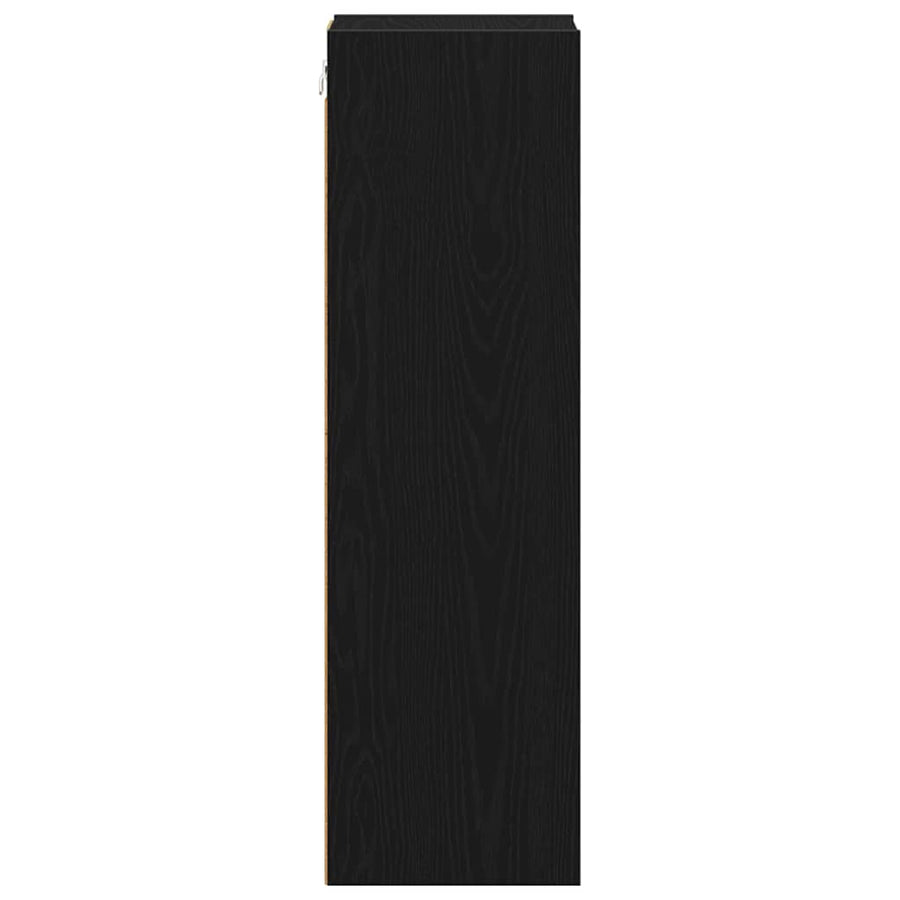 Hanging Cabinet Black Oak 20 x 29,5 x 100 cm Engineered Wood