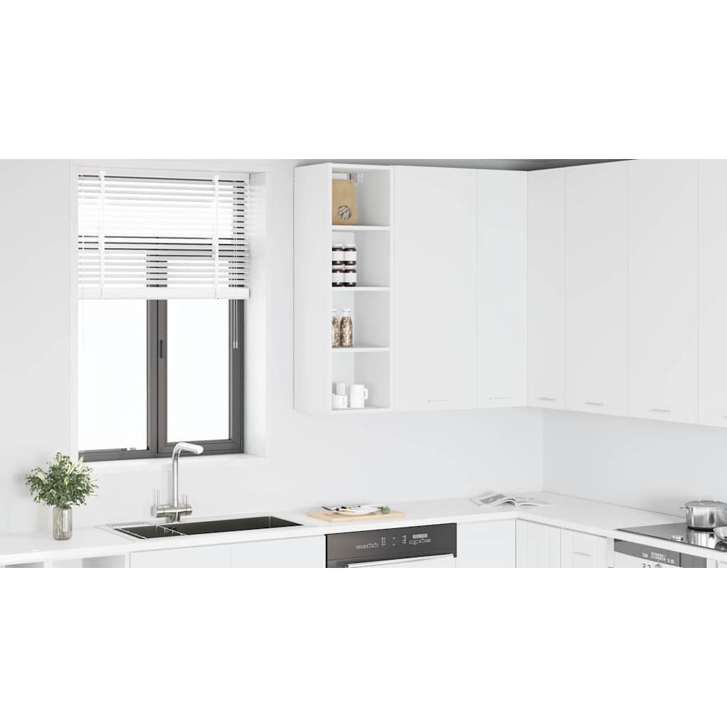 Hanging Cabinet White 30 x 29,5 x 100 cm Engineered Wood